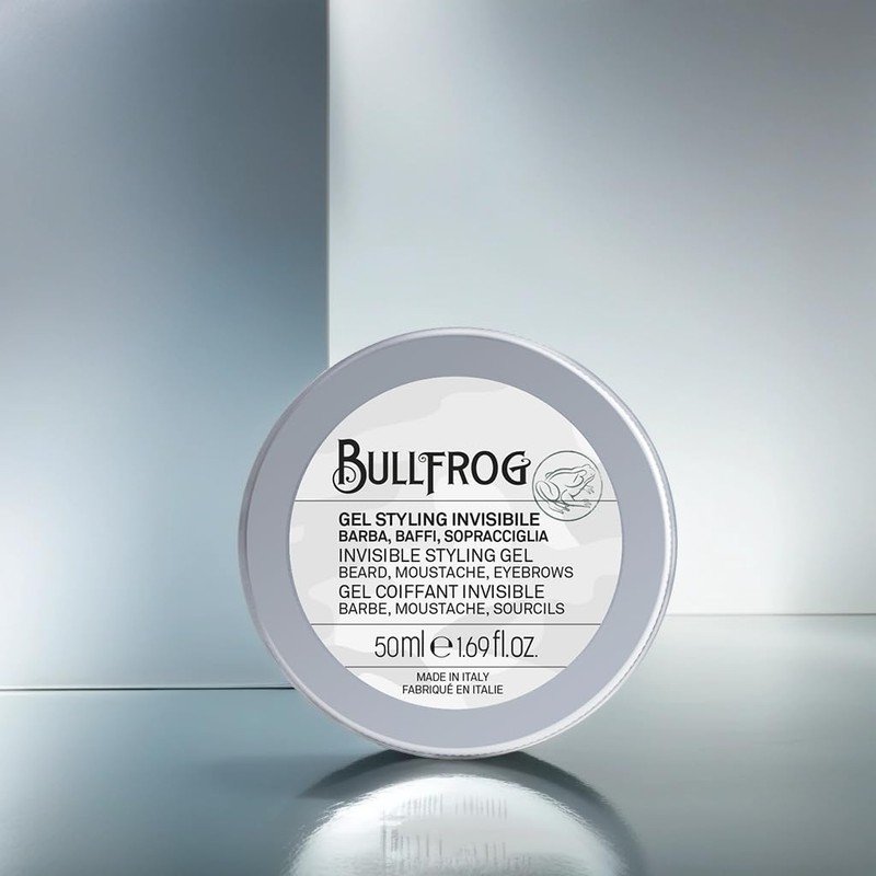 Unsichtbares Styling Gel: Bart, Schnurrbart, Augenbrauen