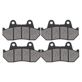 AHL Juego de pastillas de freno semimetálicas para Honda VF700 C Magna 1984-1986 CB750 SC Nighthawk 1982-1983 GL500 I Silverwing Interestate 1981-1982