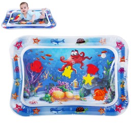 PandaEar Cojín de Agua Inflable para Bebés, Tapete de Agua, Alfombrilla de Agua Tummy Time, Juego Acuático, Almohadilla de Agua Sensorial para Bebés, Libre de BPA