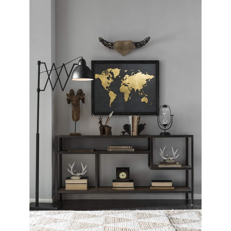 Creative Co-Op Decorative Metal & Glass Thirty Minute Hourglass