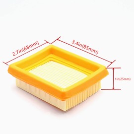 4134 141 0300 Air Filter for STHIL FS120 FS200 FS250 FS300 FS350 S400 FS450 FS480 String Trimmer Brush Cutter (10PCS)