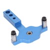 11Pcs Drill Hole Guide Jig Aluminium Alloy Dowel Drilling Locator
