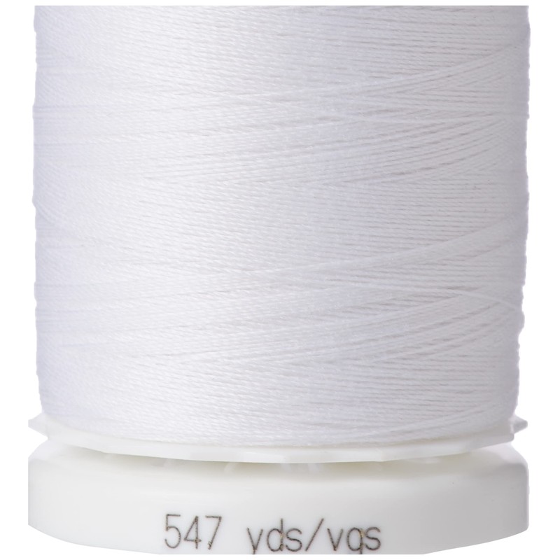 Gutermann White 500mtr/547yd Sew-All Polyester Thread, 5.5x3.5x3.5 cm