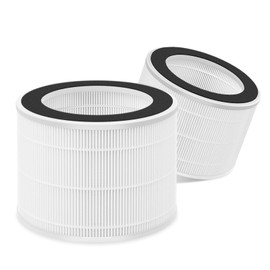 SAKEGDY 2-Pack Flow 500 HEPA Replacement Filters, Compatible with Senville Flow 500 Air Purifier - FH-20Z1