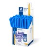 Staedtler 430 F-3CP5 Stick Ballpoint Pen Fine - Blue, Pack of 50