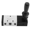 Oumefar G1/8 Air Control Valve 3 Position 5-Way Flow Control