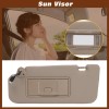 imcarparts Sun Visor + Lamp Tan Left Driver side For