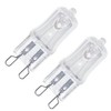 5 x G9 Halogen bulbs 40w Clear Capsule 240v mains