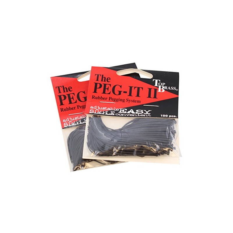 Top Brass Peg-It II, 200 Piece Bulk Pack