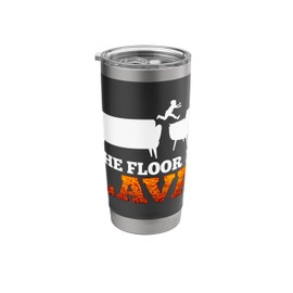 The Floor is Lava Boys Girls Playtime Stainless Steel Insulated Tumbler