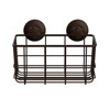 SANNO Powerfu Suction Cup Shower Caddy Basket for Shampoo Combo