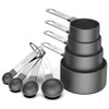 LIDOUK Measuring Cups and Spoons Set, for Measuring Dry and