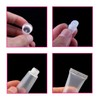 BlingKingdom 6pcs Lip Gloss Tubes 8ml Clear Soft Empty Lip