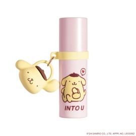 INTO U x "Cinnamorol" and "Pompompurin" Collaboration, Furry Mat Lip & Cheek Mad, Lipstick, Mud Lipstick, Limited Colors, 3 Colors (FMO2 Smile Apricot, Free)