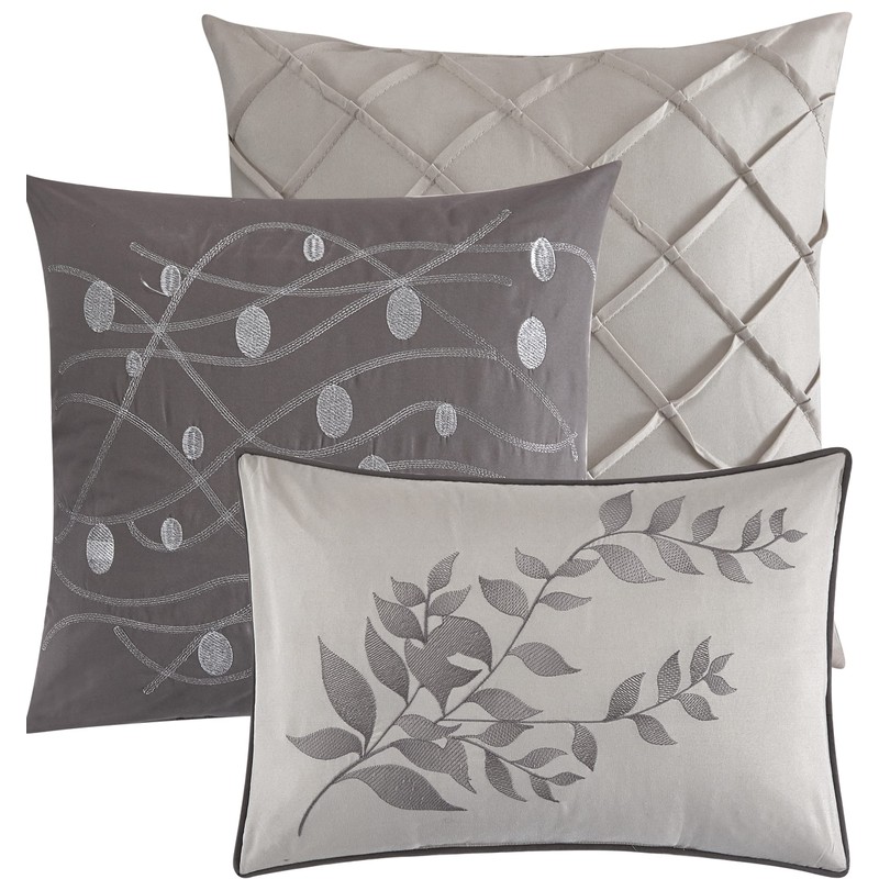 Grand Avenue Modern and Warm 7 Piece Comforter Bedding Set,