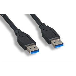 RiteAV USB 3.0 A Male to A Male Cable 15ft for Laptop Computer 2 Pack