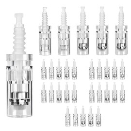 30PCS Recambios Nano de Repuesto, Diseño de Encaje a Presión, Compatible para MYM y DR PEN modelos M5, M7, M8,A6, N2-C & E30, fáciles de usar en casa