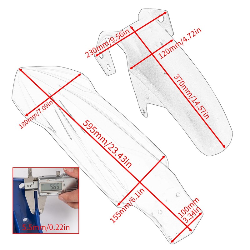 Front Fender Mudguard for Tenere 700 World Raid 2019-2024 2025