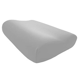 Edda Lux Cover Suitable for Tempur Original Sleeping Pillow S, M, L and XL, 50 x 31 cm, Shape-Retaining Jersey Cushion Cover for Neck Support Pillow, Made of 100% Cotton, in Platinum