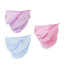 Functional Cool Mesh Full Face UV Protection Mask for Sports, Hiking, Cycling, and Field Work Summer Moon Pattern Mask / Purple 3ea