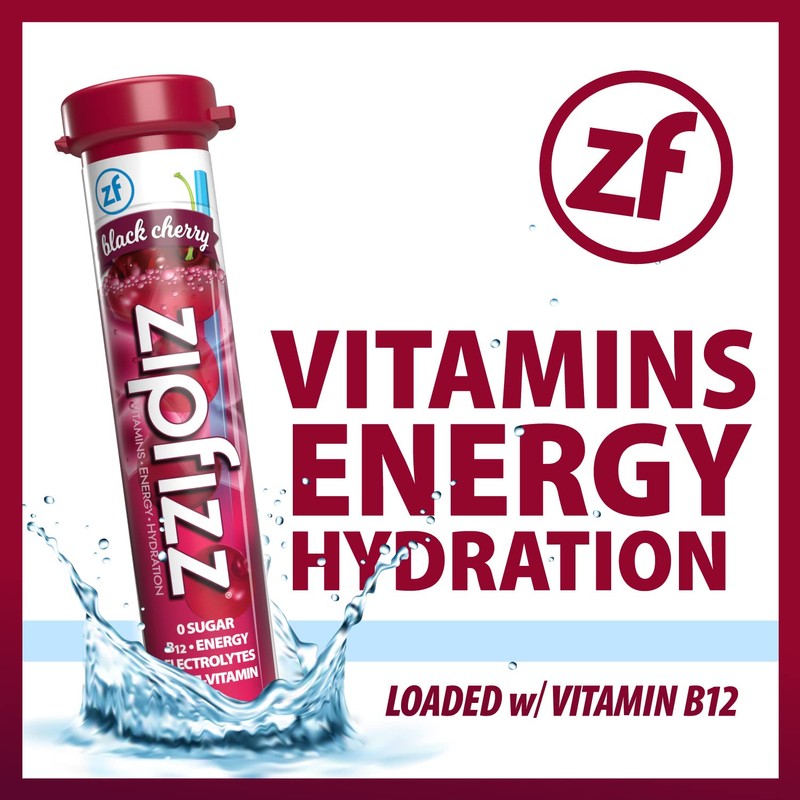 Zipfizz Zipfizz Energy Drink Mix, Electrolyte Hydration Powder with B12