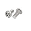 sourcingmap M4 x 10mm 304 Stainless Steel Torx Security Pan