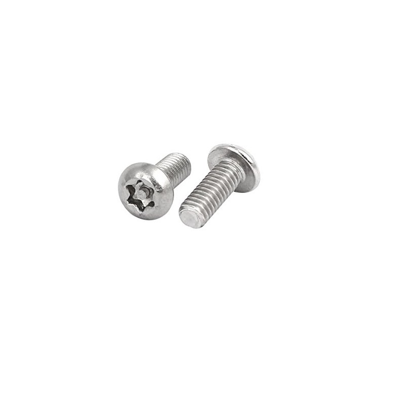 sourcingmap M4 x 10mm 304 Stainless Steel Torx Security Pan