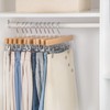Nature Smile Solid Lotus Wood Deluxe Wooden Pants Hangers Bottom