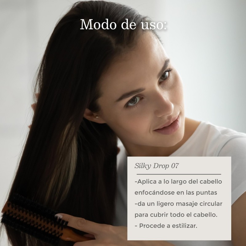 Tratamiento Restaurador Silky Drop Reconstrucktor 07 Wött para Cabello Maltratado110ml
