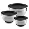 Bellemain Stainless Steel Non-Slip Mixing Bowls with Lids (3 Piece,