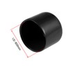 sourcing map Rubber End Caps Vinyl Round Tube Bolt Cap
