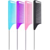 4 PCS Tail Comb Set, Professional Hair Combs for Styling,