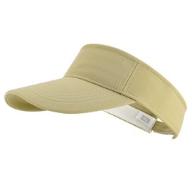 MK MATT KEELY Sun Visor Hat Sports Adjustable Baseball Cap with Outdoor UV Protection for Women Men Khaki