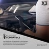 AMMEX Black Nitrile 3 Mil Disposable Gloves - Powder-Free, Latex-Free,
