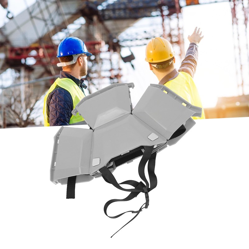 Foldable Helmet, Easy Use High Strength Head Protection Plastic Safety