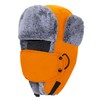 Trapper Hat Russian Warm Winter Hats for Men Windproof with