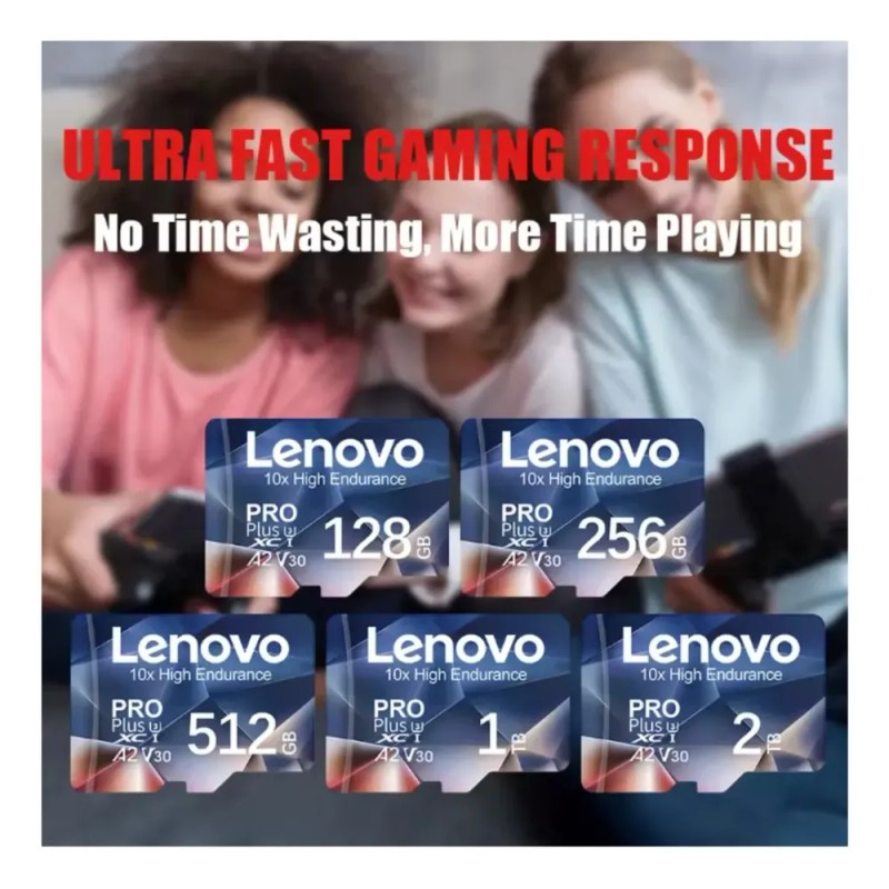 MicroSDXC Lenovo Pro Endurance de 2 TB con Adaptador y