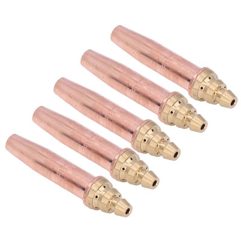 5PCS Cutting Tips Split Isobaric Propane Gas Welding Nozzles Machine
