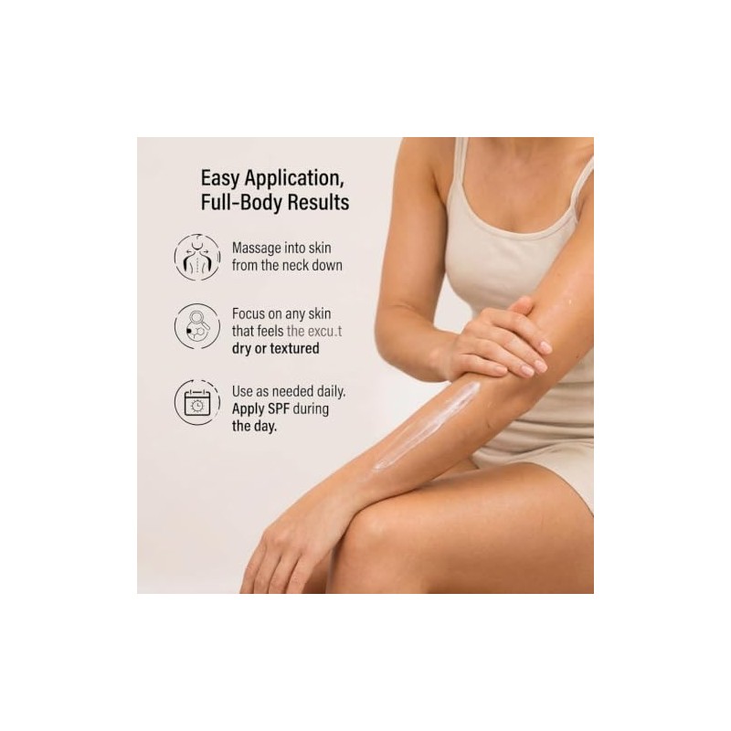 Loción corporal 170 g, crema corporal reafirmante 2 piezas