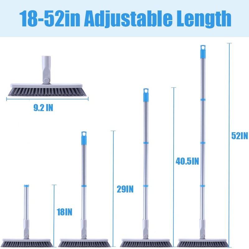 YONILL Grout Brush with Long Handle - Heavy Duty Grout