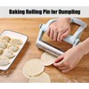 Rolling Pin with Adjustable Labor for Baking,Non-Stick Stainless Steel Dough