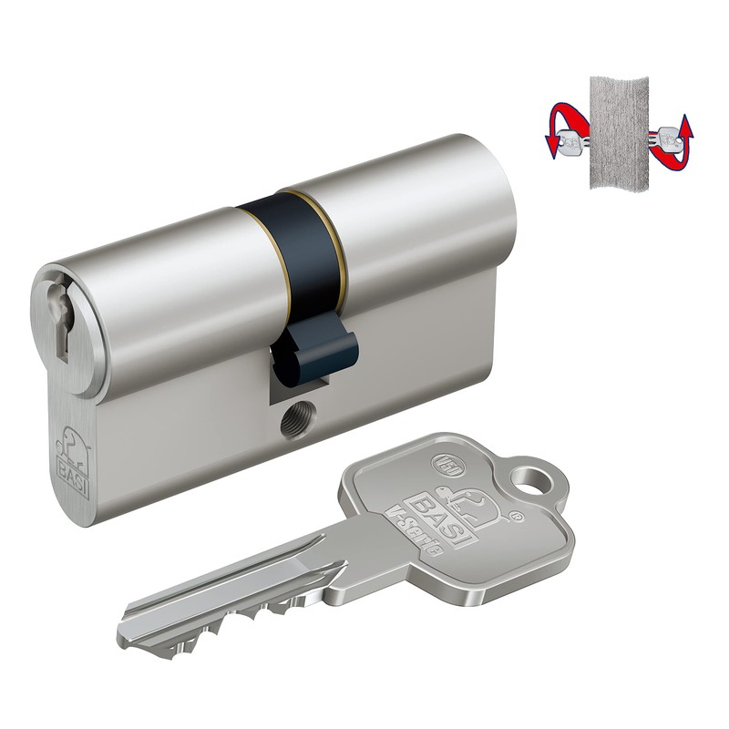 BASI V50 Profile Short Cylinder 27/35 mm with Emergency and