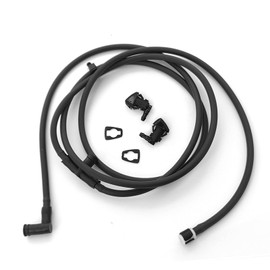 Windshield Washer Nozzle Hose Repair Kit Compatible with Ford Super Duty F250 F350 F450 2011 2012 2013 2014 2015 2016, BC3Z-17K605-B Washer Hose + BC3Z-17603 Windshield Washer Hose