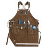 Jeanerlor Waxed Canvas Work Apron for Women with 11 Pockets