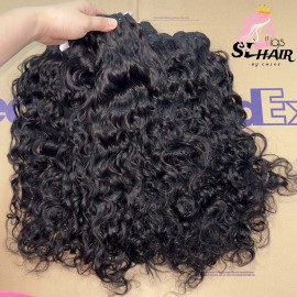 Cambodian Raw Hair Bundle Cuticle Aligned Raw Hair Bundles Vendorscolor: 1pc Indonesia curls, Stretched Length: 26 Inches