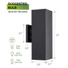harriet Outdoor Wall Lights, Modern Outdoor Wall Sconces Aluminum Waterproof,