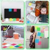 600 Sheets Transparent Sticky Notes, 2 Sizes, Transparent Sticky Notes,