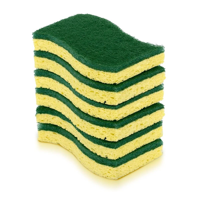 Pine-Sol Heavy Duty Scrub Sponges - Double Sided Dish Scrubber