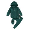fhutpw Baby Girl Boy Clothes Long Sleeve Knitted Cotton Hoodie