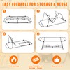 Geosar 32 Pack Wire Buffet Rack Stand Folding Chafing Stand